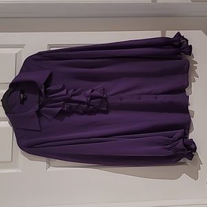 Twiggy London Purple Blouse